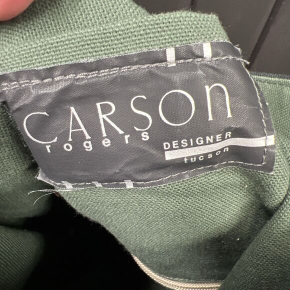 Carson Rogers Carogi Painted Face Backpack Convertible Bag 15"x14" - Picture 6 of 7